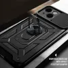 Xiaomi Redmi Note 11/ Note 11S Armor tok csúsztatható kamera lencse védővel fekete - 3. kép