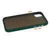 Xiaomi 12 / 12X Vennus Color Button Matt Bumper tok zöld - 4. kép