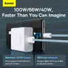 Baseus USB - USB Type C kábel 100W 5A 1m kék (CALD000603) - 2. kép
