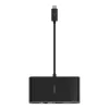 Belkin USB-C Multimédia + töltőadapter, HUB elosztó (ETHERNET - HDMI - VGA - USB-A) (100W PD) fekete (AVC004BTBK) - 3. kép