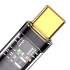Baseus USB - USB Type C kábel 100W 6A 1m (CATS000201) fekete - 1. kép