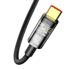 Baseus USB - USB Type C kábel 100W 6A 1m (CATS000201) fekete - 3. kép