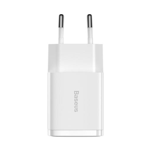 Baseus Compact hálózati töltő 2XUSB - 10.5W (CCXJ010202) fehér