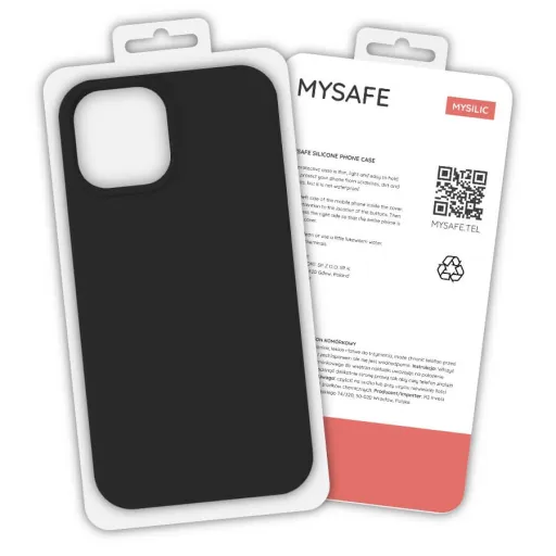 iPhone 11 Pro Max MySafe Silicone tok fekete iPhone 11 Pro Max MySafe Silicone tok fekete