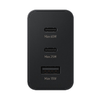 Samsung Trio hálózati töltő adapter 65W fekete (EP-T6530NBE) - 1. kép