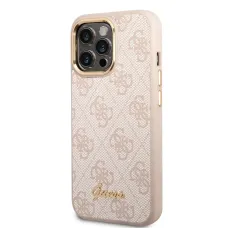 iPhone 14 Pro Guess PC/TPU 4G Metal Camera Outline tok rózsaszín (GUHCP14LHG4SHP)