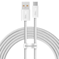 Baseus USB - USB Type C kábel 100W 5A 2m fehér (CALD000702)