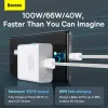 Baseus USB - USB Type C kábel 100W 5A 2m fehér (CALD000702) - 4. kép