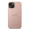 iPhone 14 Plus Guess PU Leather Saffiano tok rózsaszín (GUHCP14MPSASBPI) - 3. kép