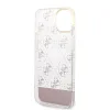 iPhone 14 Plus Guess PC/TPU Peony Glitter Script Logo tok rózsaszín (GUHCP14MHG4MHP) - 3. kép