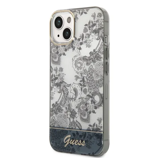 iPhone 14 Plus Guess PC/TPU Toile De Jouy tok szürke (GUHCP14MHGPLHG)