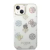 iPhone 14 Plus Guess PC/TPU Peony Glitter tok fehér (GUHCP14MHTPPTH) - 3. kép