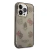 iPhone 14 Pro Max Guess PC/TPU Peony Glitter tok fekete (GUHCP14XHTPPTK) - 3. kép