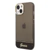 iPhone 14 Plus Guess PC/TPU Camera Outline Translucent tok fekete (GUHCP14MHGCOK) - 4. kép