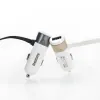 Remax RCC-102 autós töltő USB-micro USB, Lightning kábel 3.4A ezüst - 0. kép