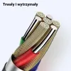 USAMS U35 USB-C kábel gyorstöltéssel 2A 1m fekete - 3. kép