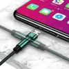 USAMS U60 microUSB töltőkábel forgatható fejjel 2A 1m zöld (US-SJ478) - 3. kép