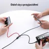 USAMS U26 3 az 1-ben 0.35m 2A gyorstöltésű fonott kábel,  lightning / microUSB / USB-C (US-SJ410) - 0. kép