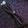 USAMS U55 USB-C kábel 2A 1m fekete (US-SJ449) - 2. kép