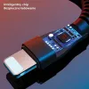 USAMS U55 USB-C kábel 2A 1m fekete (US-SJ449) - 4. kép