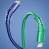USAMS U68 USB-C gyorstöltő kábel 2A 1 m kék (US-SJ501) - 3. kép