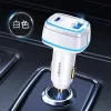 USAMS C24 autós töltő 1xUSB + 1xUSB-C 120W Gyorstöltéssel fehér (US-CC142) - 2. kép