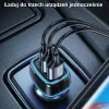 USAMS C24 autós töltő 2xUSB + 1xUSB-C 80W Gyorstöltéssel fehér (US-CC126) - 2. kép