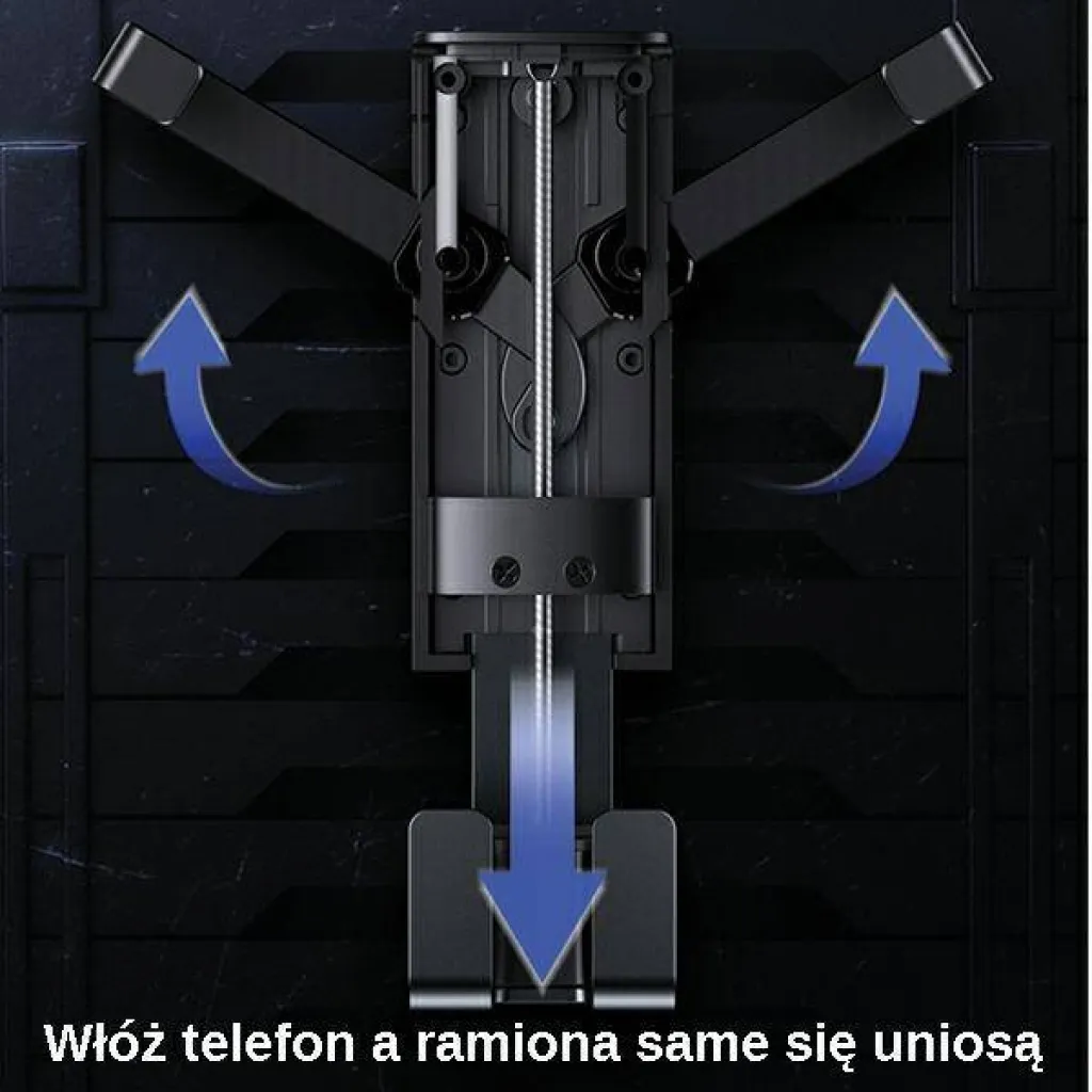 USAMS Gravitációs autós telefontartó szellőzőrácshoz fekete (US-ZJ058) - 9