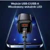 USAMS T46 hálózati töltő adapter 1xUSB-C + 1xUSB 33W PD3.0 + QC3.0 Gyorstöltés fehér (US-CC152) - 4. kép