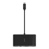 Belkin USB-C Multimédia adapter, HUB elosztó (ETHERNET - HDMI - VGA - USB-A) (AVC005BTBK) fekete - 3. kép