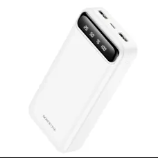 Borofone Freeway BJ14A Powerbank 20000 mAh 2xUSB fehér