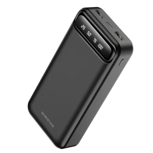 Borofone Freeway BJ14A Powerbank 20000 mAh 2xUSB fekete