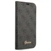 iPhone 14 Plus Guess PC / TPU 4G Metal Camera Outline fliptok fekete (GUBKP14MHG4SHK) - 0. kép