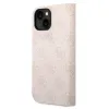 iPhone 14 Guess PC / TPU 4G Metal Camera Outline fliptok rózsaszín (GUBKP14SHG4SHP) - 2. kép