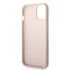 iPhone 14 Plus Guess PU 4G Metal Logo tok rózsaszín (GUHCP14M4GMGPI) - 4. kép