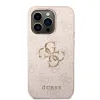 iPhone 14 Pro Guess PU 4G Metal Logo tok rózsaszín (GUHCP14L4GMGPI) - 1. kép