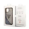 iPhone 14 Guess PC/TPU Liquid Glitter Triangle Logo tok fekete (GUHCP14SLFCTPK) - 2. kép