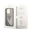 iPhone 14 Pro Guess PC/TPU Liquid Glitter Triangle Logo tok fekete (GUHCP14LLFCTPK) - 1. kép