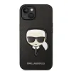 iPhone 14 Plus Karl Lagerfeld PU Saffiano Karl Head tok fekete (KLHCP14MSAPKHK) - 1. kép