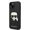 iPhone 14 Plus Karl Lagerfeld PU Saffiano Karl Head tok fekete (KLHCP14MSAPKHK) - 0. kép