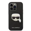 iPhone 14 Pro Karl Lagerfeld PU Saffiano Karl Head tok fekete (KLHCP14LSAPKHK) - 4. kép