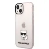 iPhone 14 Plus Karl Lagerfeld Choupette Logo tok rózsaszín (KLHCP14MCTTRI) - 4. kép