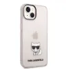 iPhone 14 Plus Karl Lagerfeld Choupette Logo tok rózsaszín (KLHCP14MCTTRI) - 2. kép