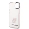 iPhone 14 Plus Karl Lagerfeld Choupette Logo tok rózsaszín (KLHCP14MCTTRI) - 3. kép