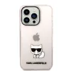 iPhone 14 Pro Karl Lagerfeld Choupette Logo tok rózsaszín (KLHCP14LCTTRI) - 3. kép