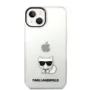 iPhone 14 Plus Karl Lagerfeld Choupette Logo tok átlátszó (KLHCP14MCTTR) - 3. kép