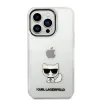 iPhone 14 Pro Max Karl Lagerfeld Choupette Logo tok átlátszó (KLHCP14XCTTR) - 2. kép