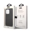 iPhone 14 Pro Max Karl Lagerfeld PU Leather Perforated Logo tok fekete (KLHCP14XFWHK) - 1. kép