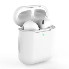 AirPods 1/2 szilikon tok fehér