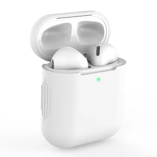 AirPods 1/2 szilikon tok fehér